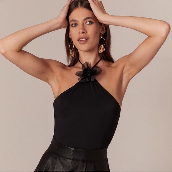 Bardot Tops - 🆕 BARDOT Women's Como Jersey Thong Bodysuit M